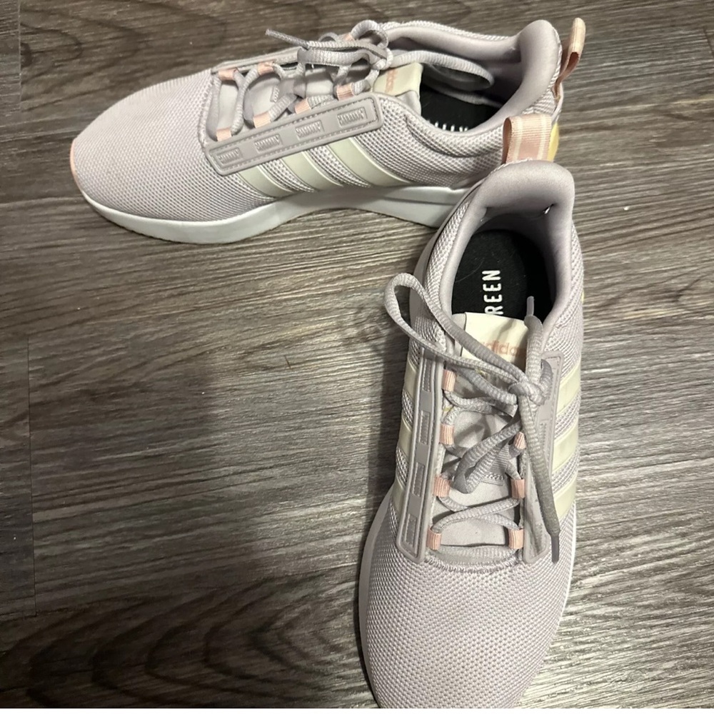 Adidas Cloudfoam Super Sneakers Lace Up Purple Women’s Size 8.5